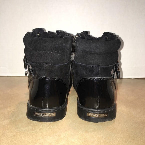 Vince Camuto black suede sneakers - Picture 2 of 5
